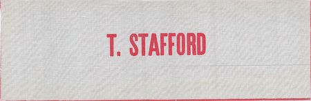 Lot #9156 Apollo 10: Stafford and Cooper Pair of Name Tags - Image 1