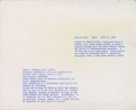 Lot #9161 Apollo 11 Set of (3) Original Vintage NASA Photographs - Image 5