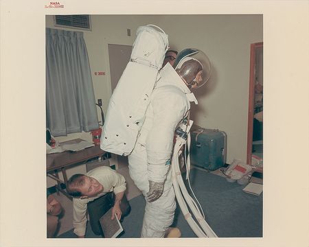 Lot #9163 Apollo 11 Set of (6) Original Vintage NASA Training Photographs - Image 1