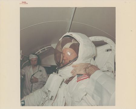 Lot #9163 Apollo 11 Set of (6) Original Vintage NASA Training Photographs - Image 2