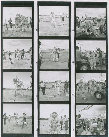 Lot #9181 Apollo 17 Set of (4) Original Vintage NASA Contact Sheets - Image 1