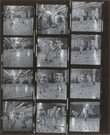 Lot #9166 Apollo 12 Set of (4) Original Vintage NASA Contact Sheets - Image 2