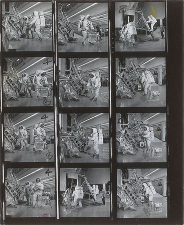 Lot #9166 Apollo 12 Set of (4) Original Vintage NASA Contact Sheets - Image 3