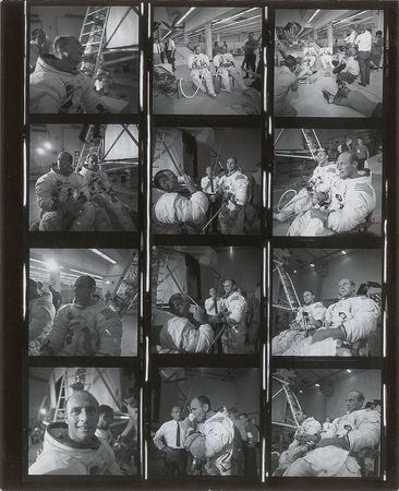 Lot #9166 Apollo 12 Set of (4) Original Vintage NASA Contact Sheets - Image 4