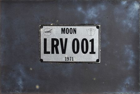 Lot #9174 Dave Scott?s Apollo 15 Lunar Surface-Flown License Plate Crew-Signed Display - Image 2