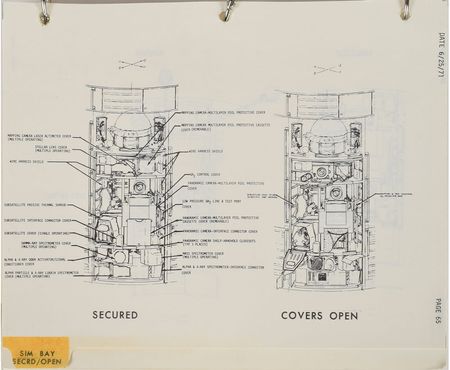 Lot #9175 Dave Scott's Apollo 15 Lunar Orbit-Flown CSM Systems Data Book - Image 9