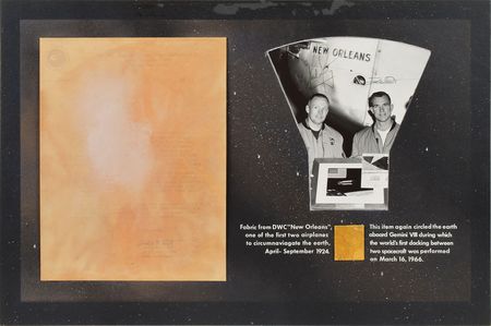 Lot #9150 Gemini 8 Crew-Signed Display - Image 1