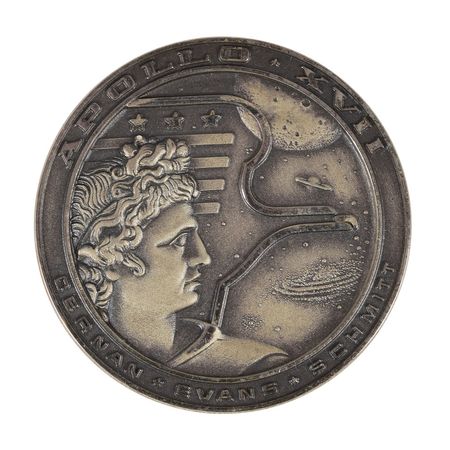 Lot #9180  Apollo 17 Flown Robbins Medal - Image 1