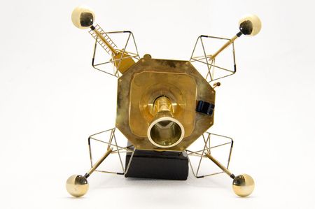 Lot #9157 Buzz Aldrin's Apollo 11 Cartier Solid Gold Lunar Module Replica - Image 6