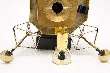Lot #9157 Buzz Aldrin's Apollo 11 Cartier Solid Gold Lunar Module Replica - Image 9