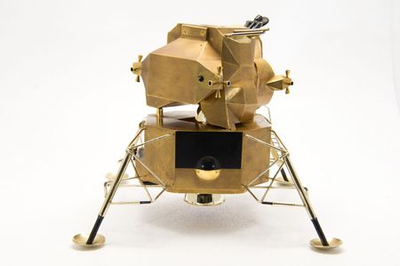 Lot #9157 Buzz Aldrin's Apollo 11 Cartier Solid Gold Lunar Module Replica - Image 12