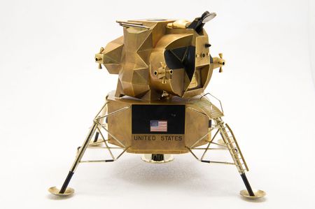 Lot #9157 Buzz Aldrin's Apollo 11 Cartier Solid Gold Lunar Module Replica - Image 13