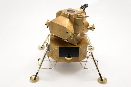 Lot #9157 Buzz Aldrin's Apollo 11 Cartier Solid Gold Lunar Module Replica - Image 19