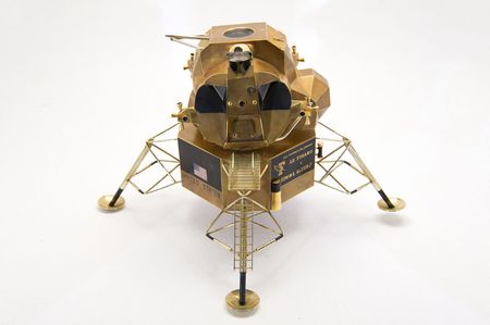 Lot #9157 Buzz Aldrin's Apollo 11 Cartier Solid Gold Lunar Module Replica - Image 21