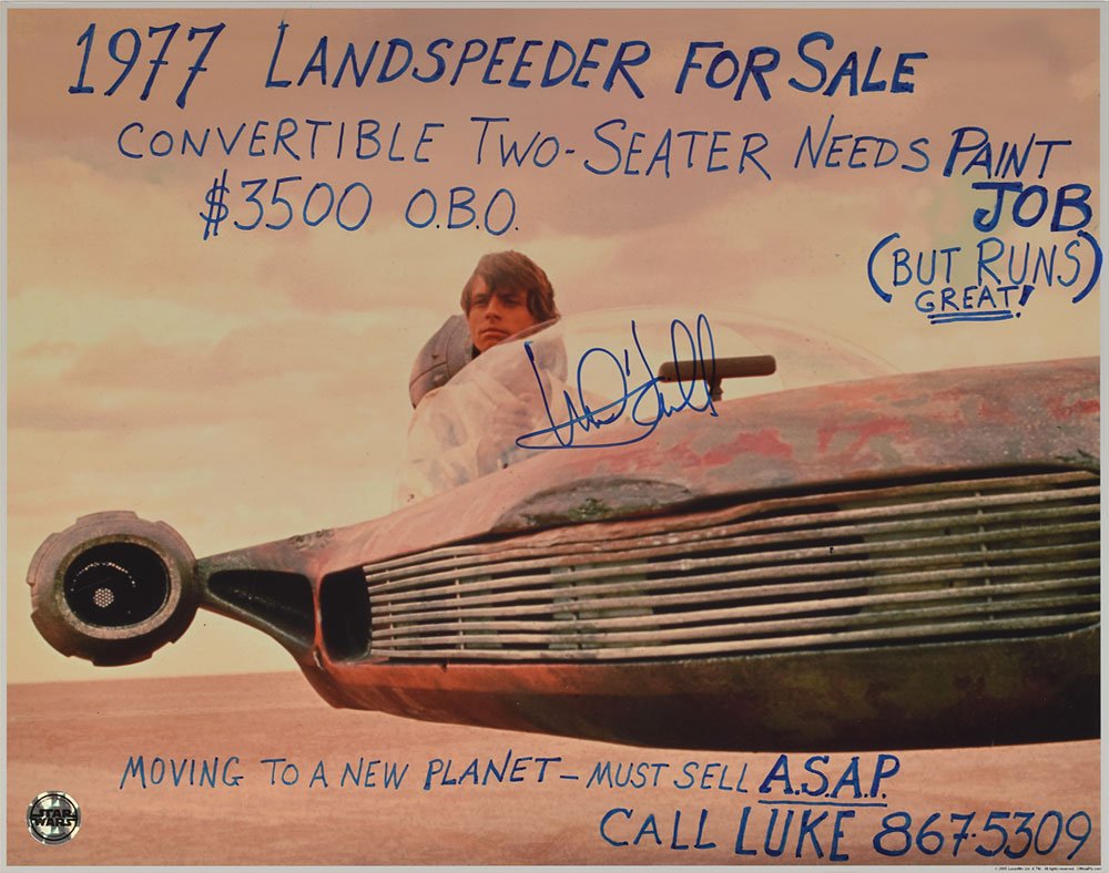 その他 Mark Hamill Auto starwars Mark Hamill 1977 Topps Star Wars #1 Luke Skywalker Signed Auto RC