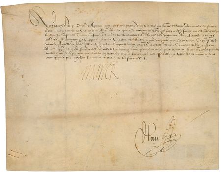 Lot #7 Mary, Queen of Scots: Four months before