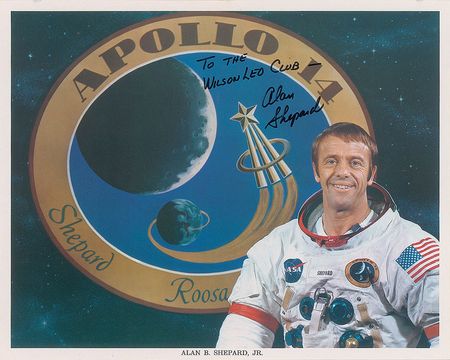 Lot #311 Alan Shepard Signed Photograph - Image 1