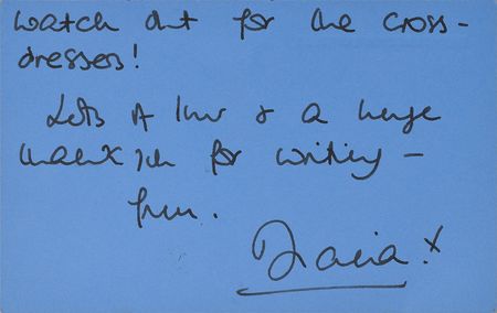 Lot #52 Princess Diana: Five days before her Christie's charity auction: 