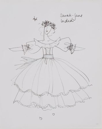 Lot #44 Princess Diana: Beautiful fabric from a bridesmaid's skirt - Image 2
