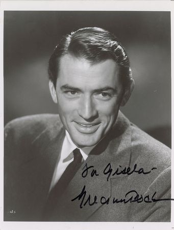 Lot #819 Gregory Peck Signed Photograph - Image 1