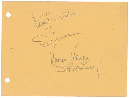 Lot #799 I Love Lucy Signatures - Image 2