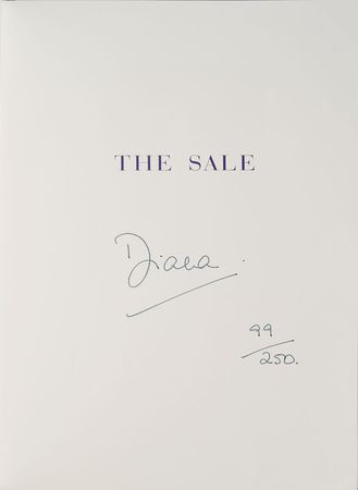 Lot #54 Princess Diana: Extremely limited signed edition of 