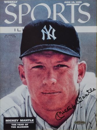 Lot #865 Mickey Mantle Signed Photograph - Image 2