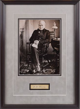 Lot #107 John Quincy Adams Signature - Image 1