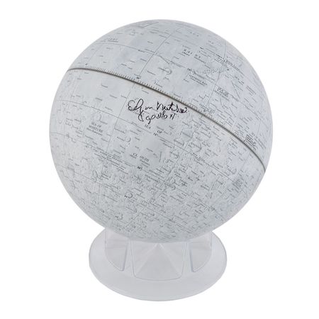 Lot #432 Edgar Mitchell Lunar Globe - Image 1