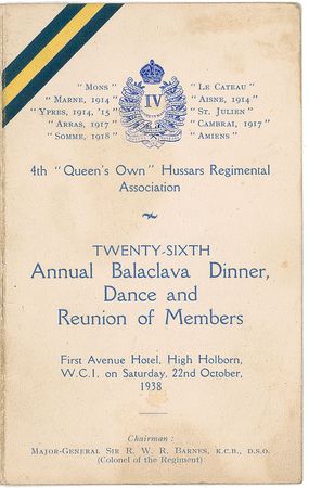 Lot #310 Winston Churchill: Churchill reunites with his 4th 'Queen?s Own' Hussars in 1938 - Image 2