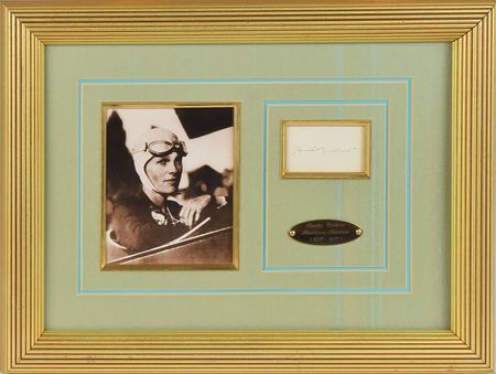 Lot #394 Amelia Earhart Signature - Image 1
