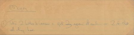 Lot #174 Jacqueline Kennedy Handwritten Note - Image 2