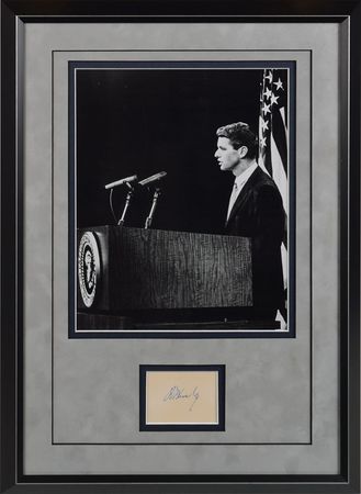 Lot #341 Robert F. Kennedy Signature - Image 1
