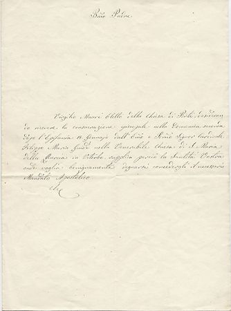 Lot #348 Pope Pius IX Endorsement - Image 2