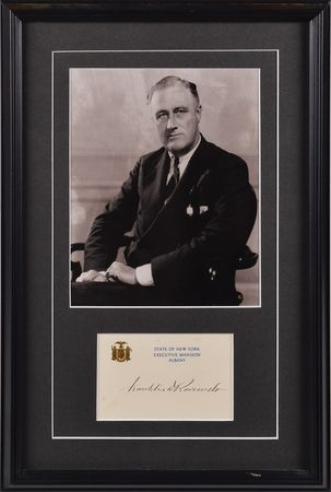 Lot #234 Franklin D. Roosevelt Signature - Image 1