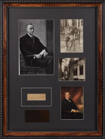 Lot #204 Calvin Coolidge Signature - Image 1