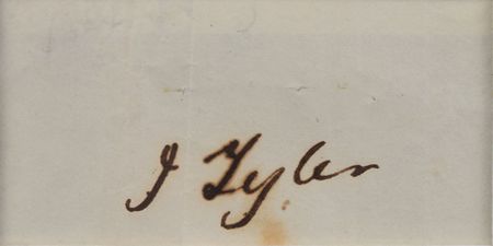 Lot #118 John Tyler Signature - Image 2