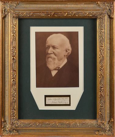 Lot #507 Robert Browning Signature - Image 1