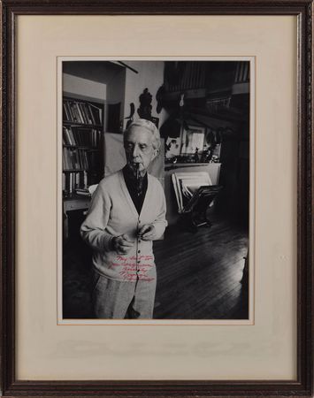 Lot #453 Norman Rockwell Signed Photograph - Image 1