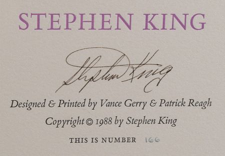 Lot #521 Stephen King Lithograph - Image 2