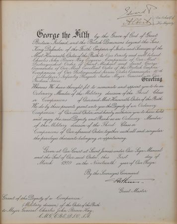 Lot #33 King Edward VIII and King George VI Signed Document - Image 2