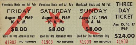 Lot #741 Woodstock Program - Image 6