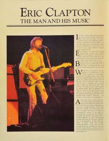 Lot #657 Eric Clapton Program - Image 2