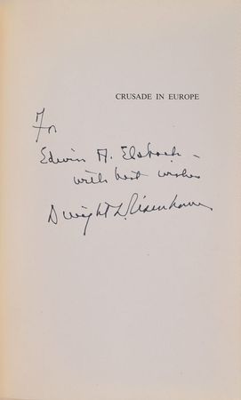 Lot #208 Dwight D. Eisenhower Book - Image 1