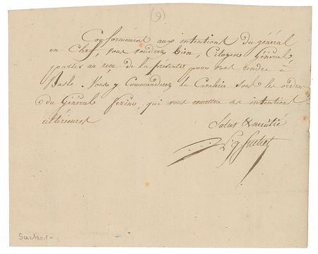 Lot #410 Louis-Gabriel Suchet - Image 1