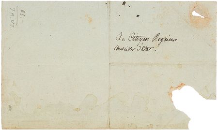Lot #545 Madame de Stael Handwritten Letter Signed - Image 2