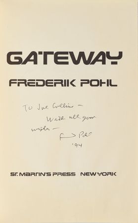 Lot #533 Frederik Pohl Book - Image 1