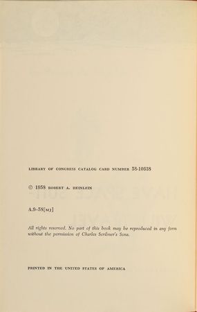 Lot #517 Robert Heinlein Book - Image 2