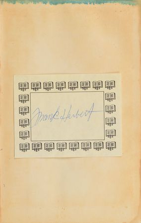 Lot #518 Frank Herbert Book - Image 1