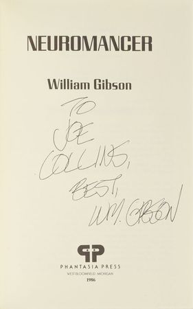 Lot #514 William Gibson Book - Image 2